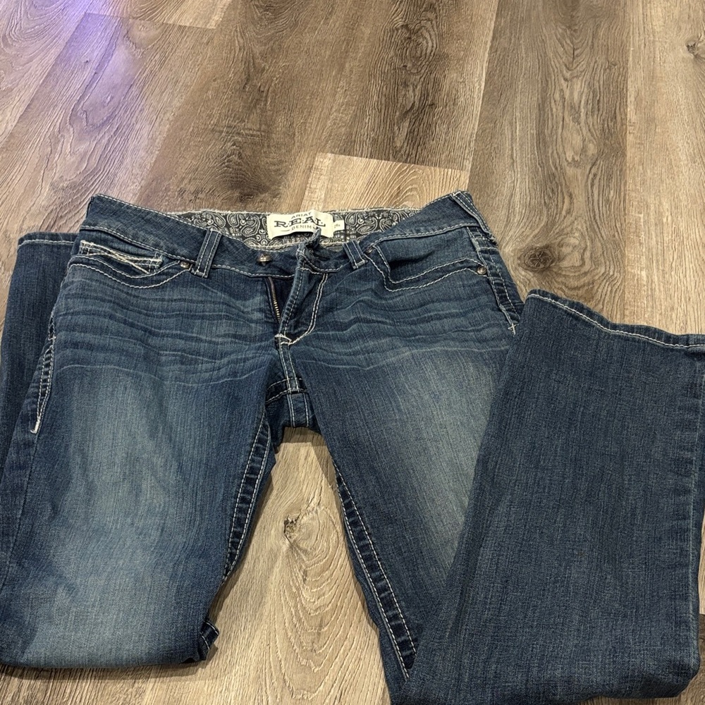 Dark Blue Boot Cut Jeans